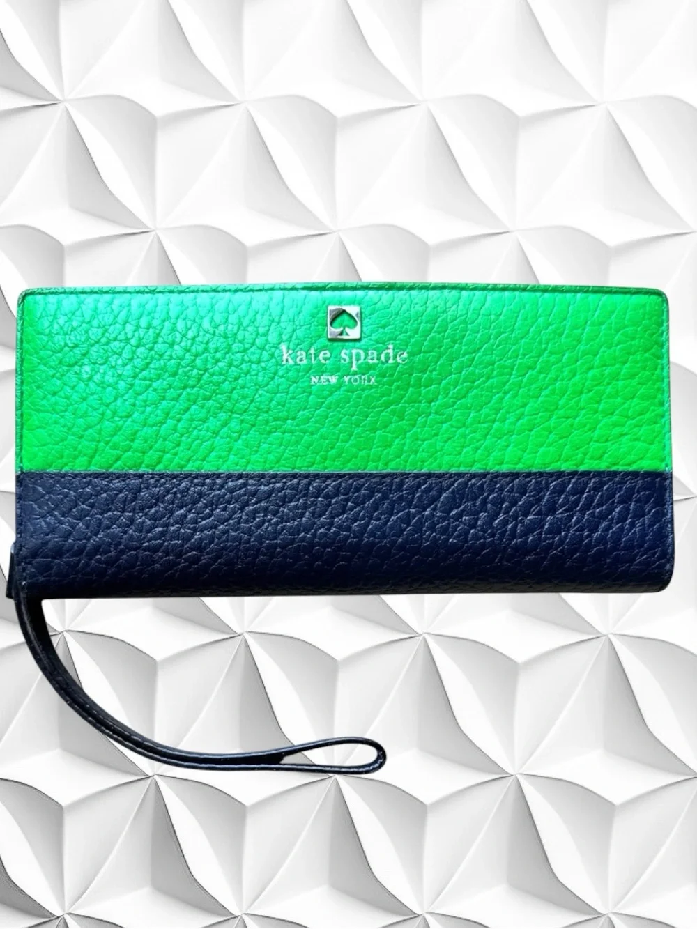 Kate Spade Wristlet Wallet Southport Collection Pebbled Leather